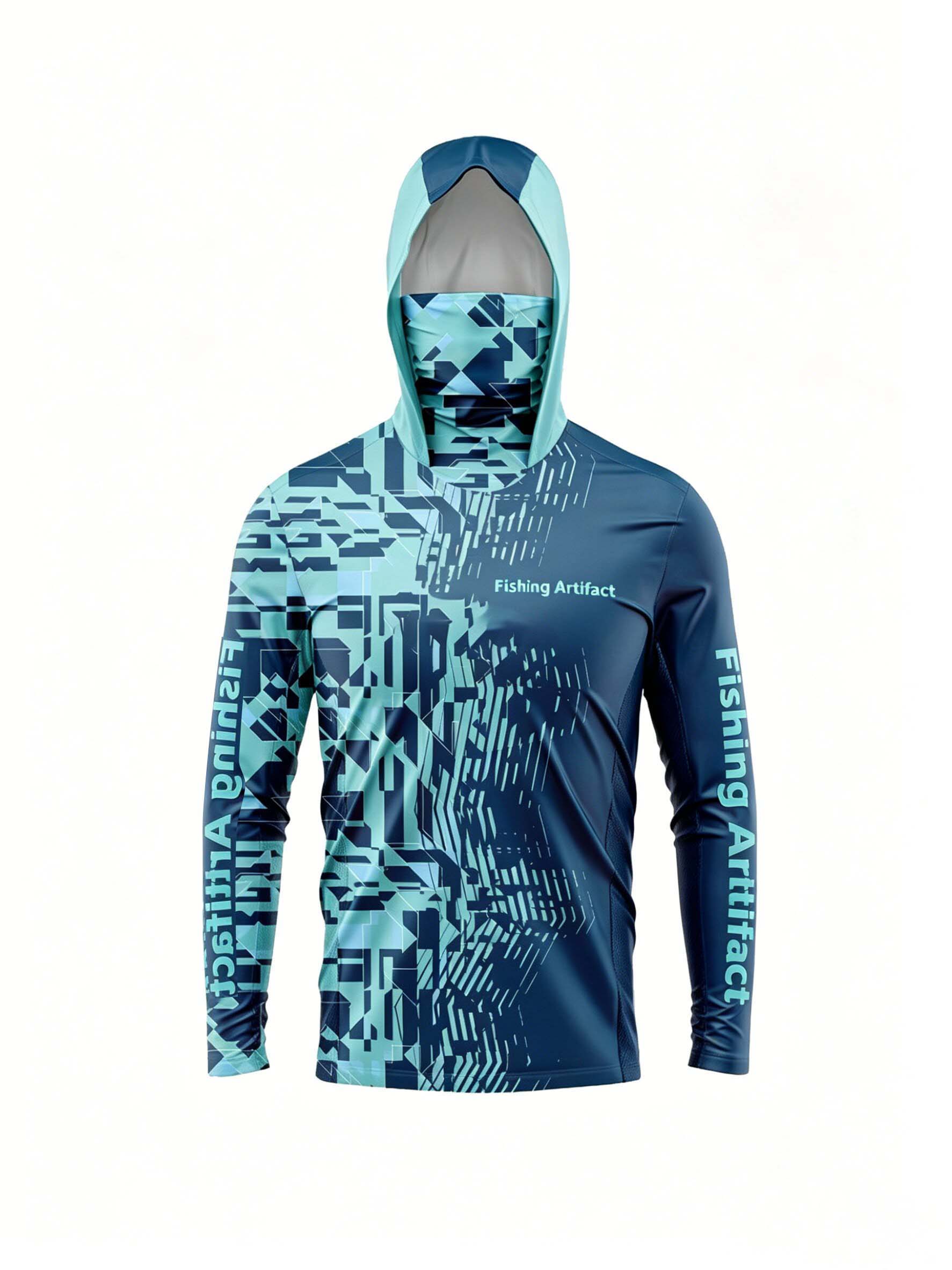 Sports Mask Breathable - Hoodie pancing musim panas pria, lengan