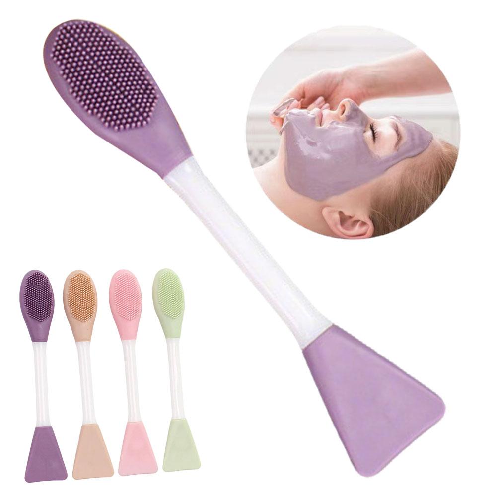 Dust Mask Construction - Kuas Masker Wajah Silikon Dua Sisi,