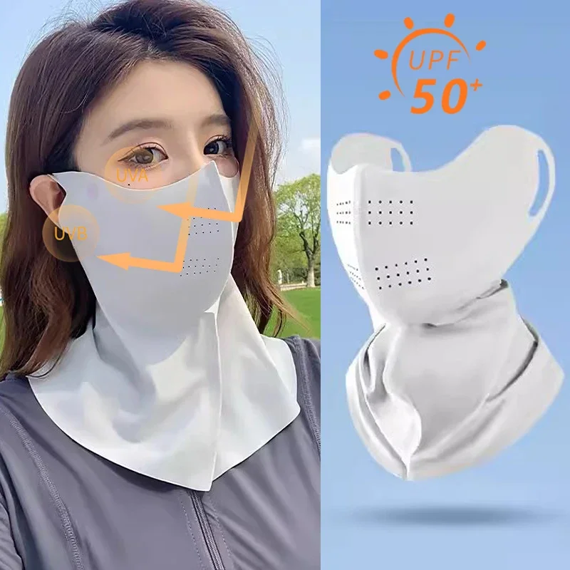 Sports Mask Breathable - Masker Wajah Sutra Es Pelindung UV